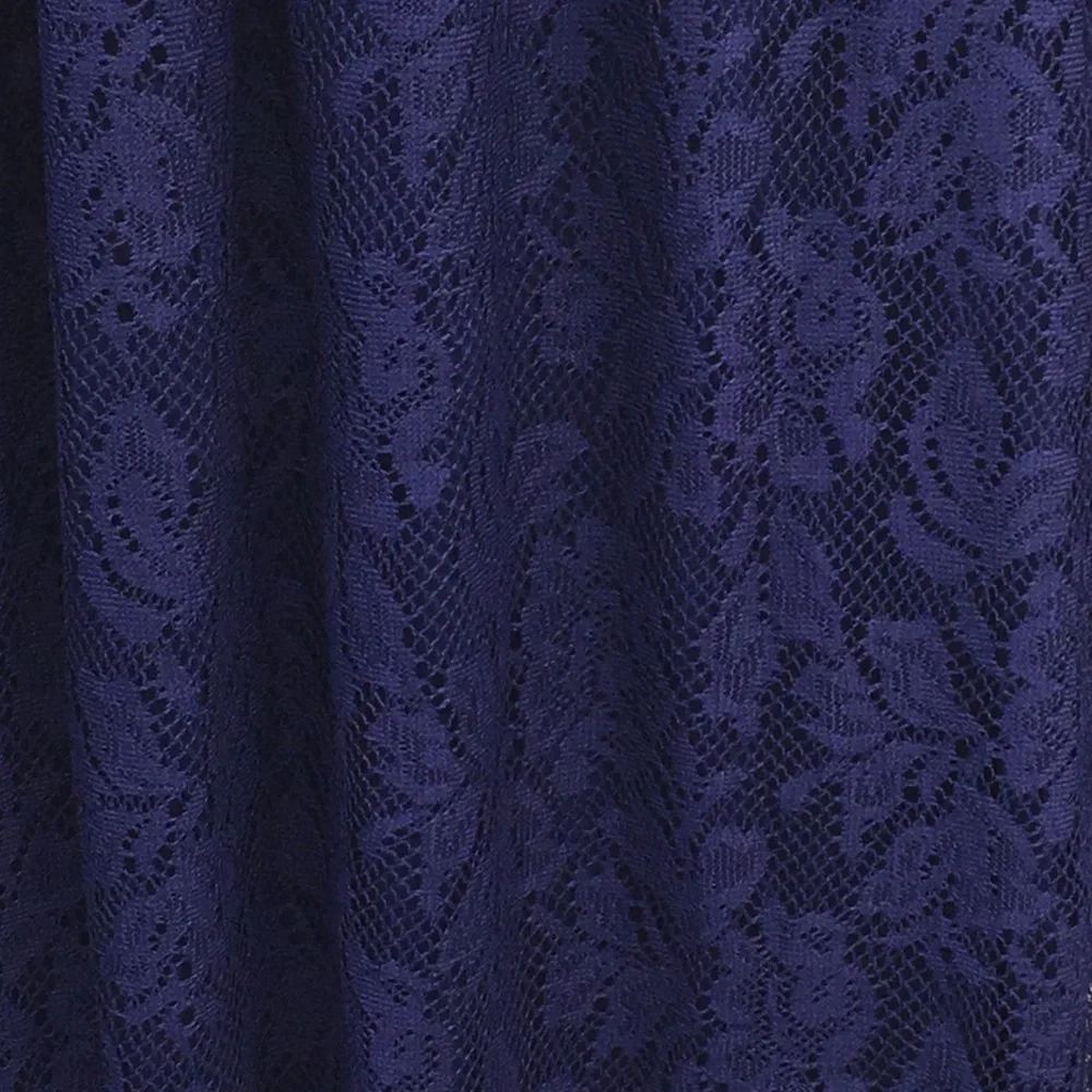 Oh Baby by Motherhood Maternity Navy Lace Overlay Sleeveless Midi Dress Size M